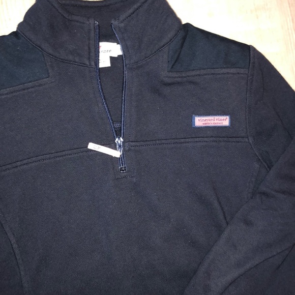Vineyard vines navy half zip - Picture 2 of 4